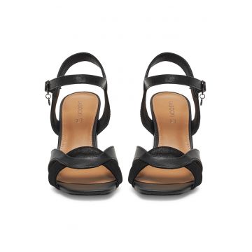 Sandale dama -  WYL3119-15Z - piele naturala - negru