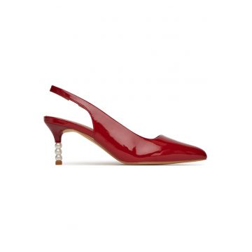 Sandale dama -  WYL3994-3Z-SB - piele naturala - rosu