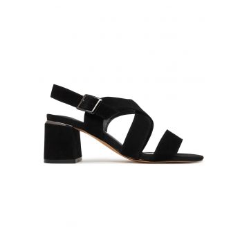 Sandale dama -  WYL4146-1Z-SB - piele naturala - negru