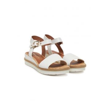 Sandale de dama -  304922718 - piele naturala - alb