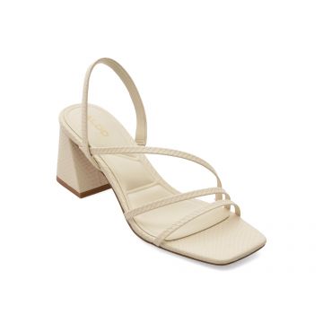 Sandale ALDO albe, 14190603, din piele ecologica