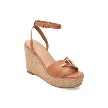 Sandale ALDO maro, YBYLIN 210, din piele ecologica