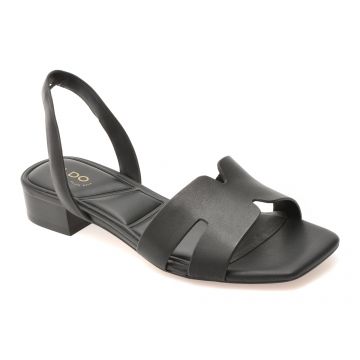 Sandale ALDO negre, JAVAMANNON 001, din piele naturala