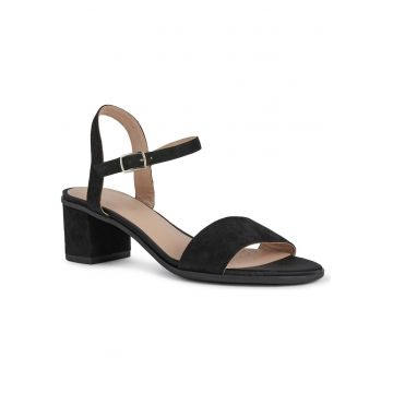 Sandale Aurely 50 -  piele - negru -
