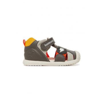 Sandale baieti - 252125 -  Piele ecologica - Gri - Gri