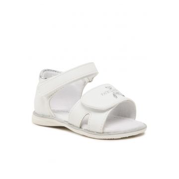 Sandale copii -  piele ecologica - alb