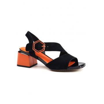Sandale dama 25 010 01 - Negru