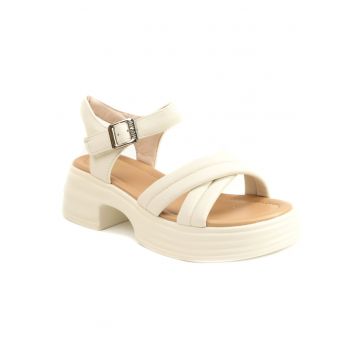 Sandale dama 49013 - Bej
