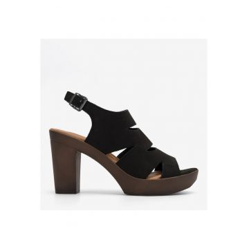Sandale dama  5905588484721 - Piele naturala - 41 EU - Negru