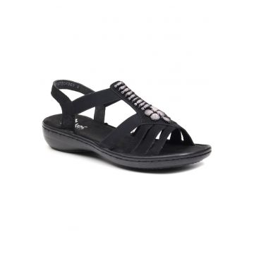 Sandale dama 60806 00 negru - - Negru