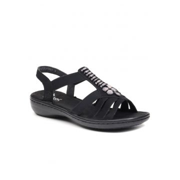 Sandale dama 60806 00 negru -  Negru