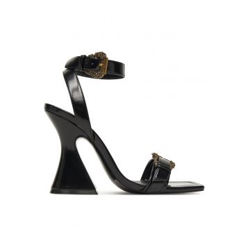 Sandale dama -  899 - piele ecologica - negru