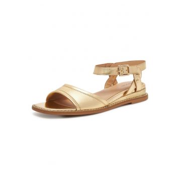 Sandale dama -  auriu - piele naturala -