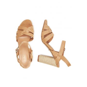 Sandale dama -  bej - tesatura