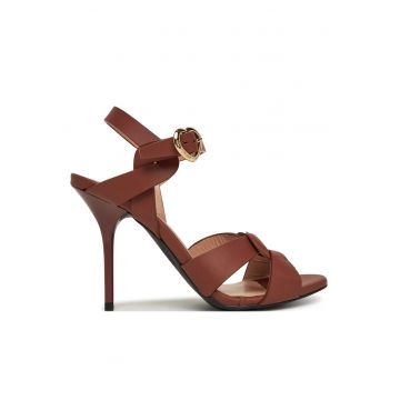 Sandale dama -  Cammello - piele naturala - maro -