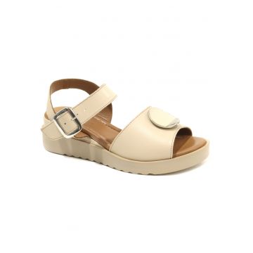 Sandale dama D22 S361 - Bej