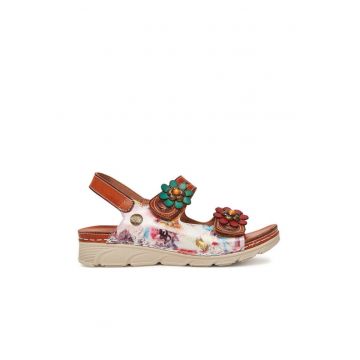 Sandale dama - DORRY 16 -  Piele naturala - Auriu rose