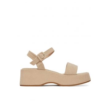 Sandale dama DXJ220515 -  Textil - Bej -