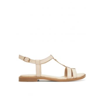 Sandale dama -  EST-AFIONA-10 - piele naturala - bej -