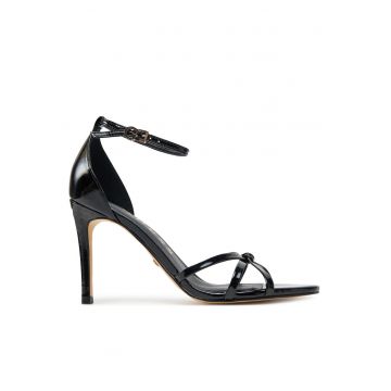 Sandale dama -  FLJSPR PAF03 - piele ecologica - negru -