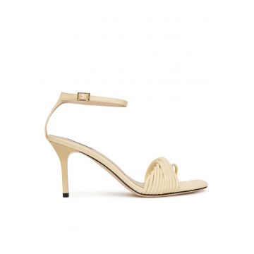 Sandale dama  galben - piele naturala