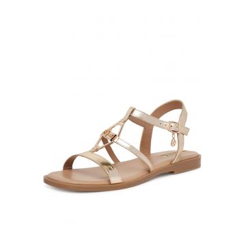 Sandale dama -  MX/023C-EST - piele naturala - auriu