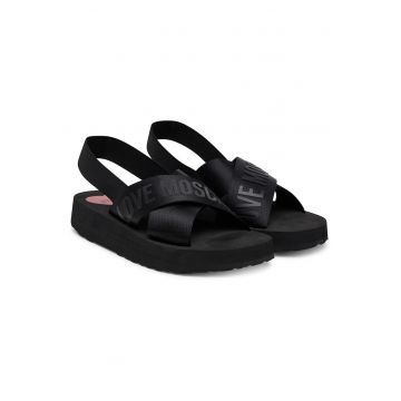 Sandale dama -  Nastro/Lego - negru - textil