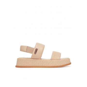 Sandale dama -  Nude - piele ecologica
