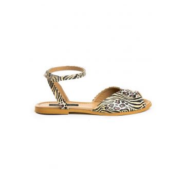 Sandale dama piele fara toc Nomad