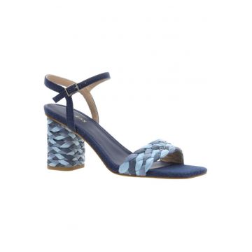Sandale dama  Piele naturala - Albastru -