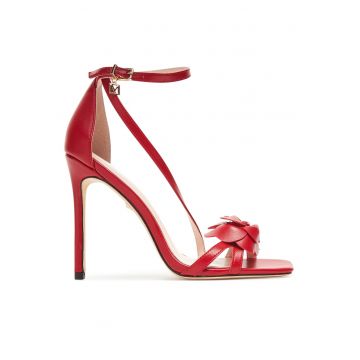 Sandale dama -  piele naturala - G5R2 - 5YGZ34 - 7368A - Rosu