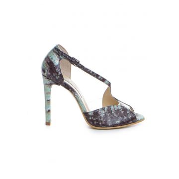 Sandale dama piele naturala Muse Verde