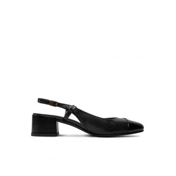 Sandale dama  piele naturala - Negru