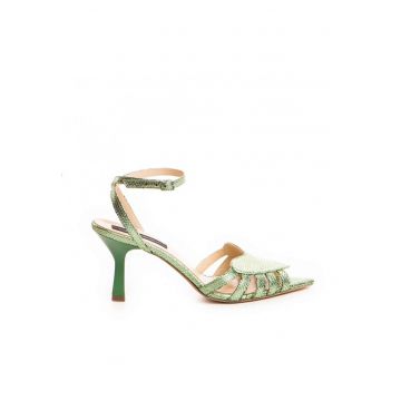 Sandale dama piele naturala Olive Heart