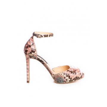 Sandale dama piele naturala Rose Print Barbie