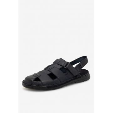 Sandale dama  PILTON-03 MI08 - piele naturala - negru -