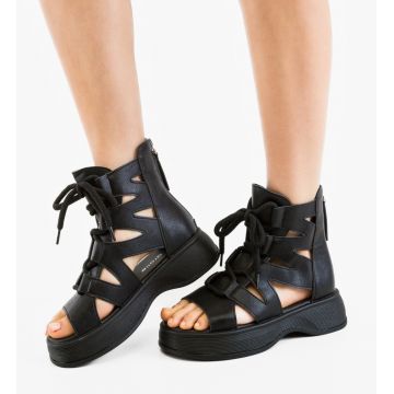 Sandale dama Romulus Negre