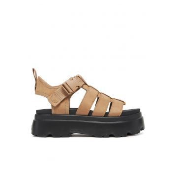 Sandale dama  Sand W Cora - piele naturala - negru/bej