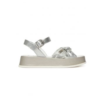 Sandale dama -  Silver 00532 - Piele ecologica - Argintiu