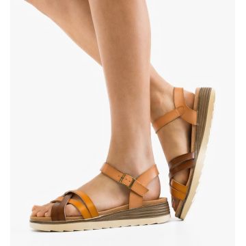 Sandale dama Usha Camel