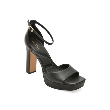 Sandale elegante ALDO negre, ELEONIA 001, din piele ecologica