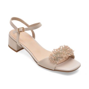 Sandale EPICA bej, JI60037, din piele naturala