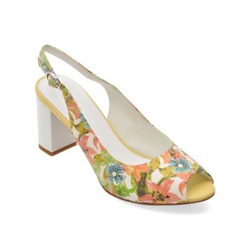 Sandale EPICA verzi, JI60059, din piele naturala