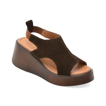 Sandale GRYXX maro, 1141719, din piele intoarsa
