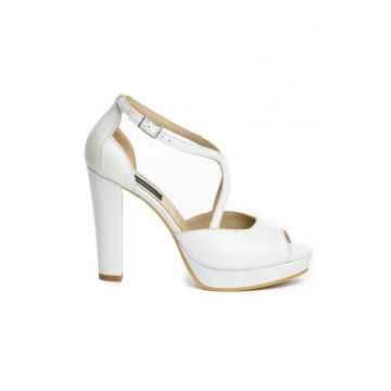 Sandale mireasa piele naturala Ivoire Lady Like