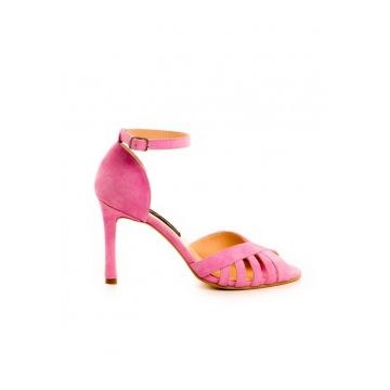 Sandale piele naturala Roz Rendez Vous
