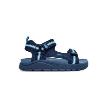 Sandale copii  albastru - textil - inchidere Velcro