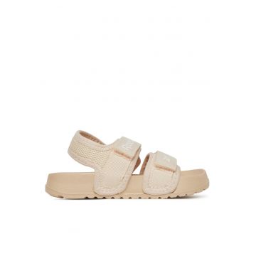 Sandale copii  bej - tesatura