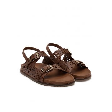 Sandale copii  Cuoio 00057 - piele naturala - maro