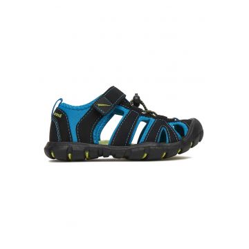 Sandale copii -  sintetic - negru - inchidere velcro